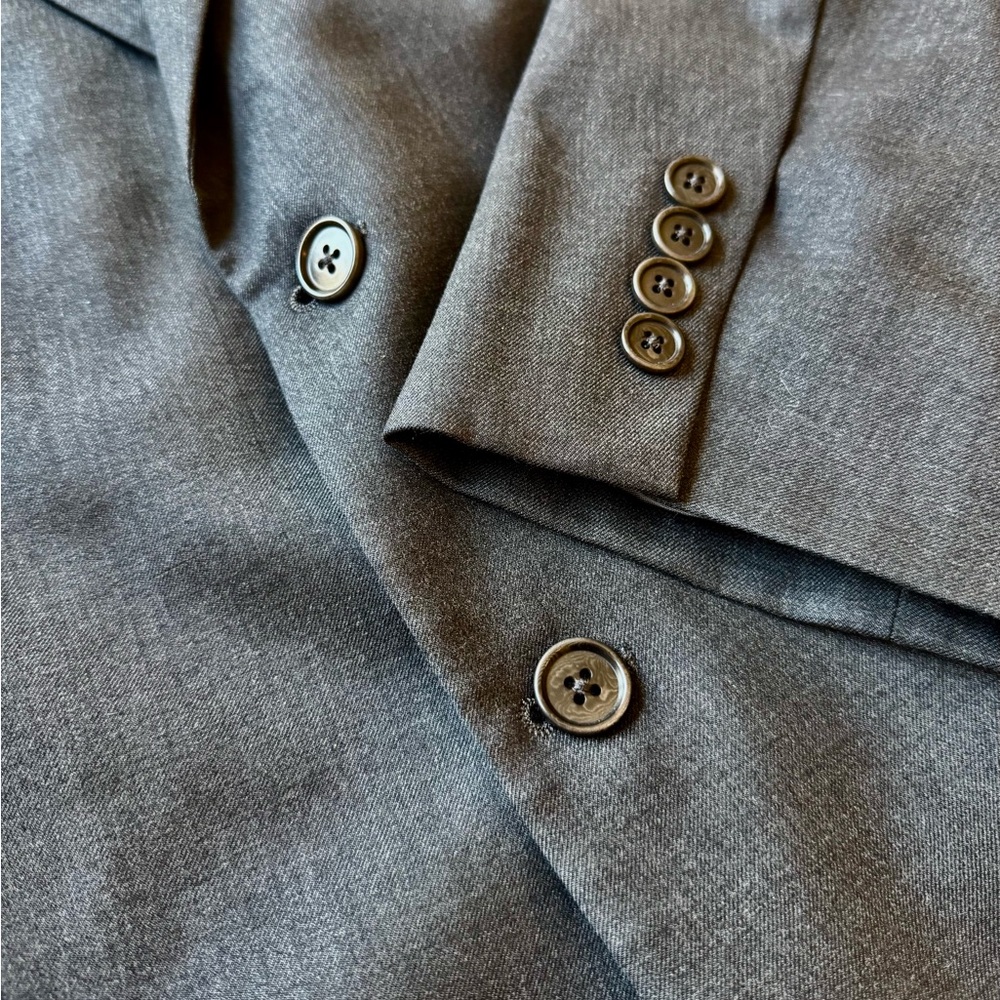 NEW BROOKS BROTHERS 346 Stretch Dark Gray Suit Jacket Size 46R -Retails $648 - Picture 9 of 9